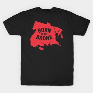 Born in the Bronx - New York Bronx Map T-Shirt